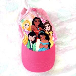 NWOT Disney Princess Pink Baseball Cap for Kids Toddler
